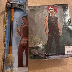 Dreamguy Chief Long Arrow Costume with Tomahawk